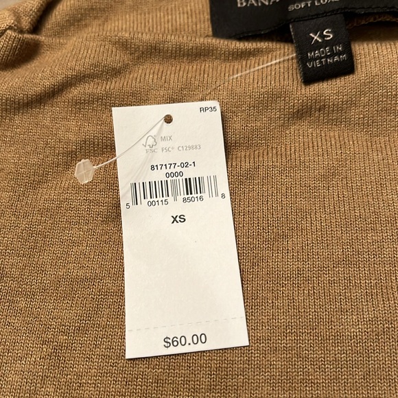 Banana Republic PLATEAU BEIGE SOFT LUXE BOXY T-SHIRT/NWT/XS & XL - Picture 10 of 13